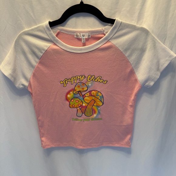 3-Piece Y2K Style Festival Crop Top Bundle Size M Bralette & Cropped Tee’s 90’s - Picture 2 of 12